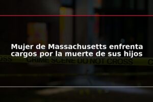 Mujer de Massachusetts enfrenta cargos por la muerte de sus hijos