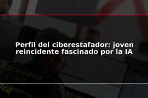 Perfil del ciberestafador: joven reincidente fascinado por la IA