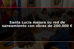 Santa Lucía mejora su red de saneamiento con obras de 200.000 €