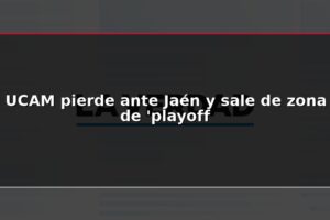 UCAM pierde ante Jaén y sale de zona de 'playoff
