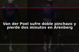 Van der Poel sufre doble pinchazo y pierde dos minutos en Arenberg