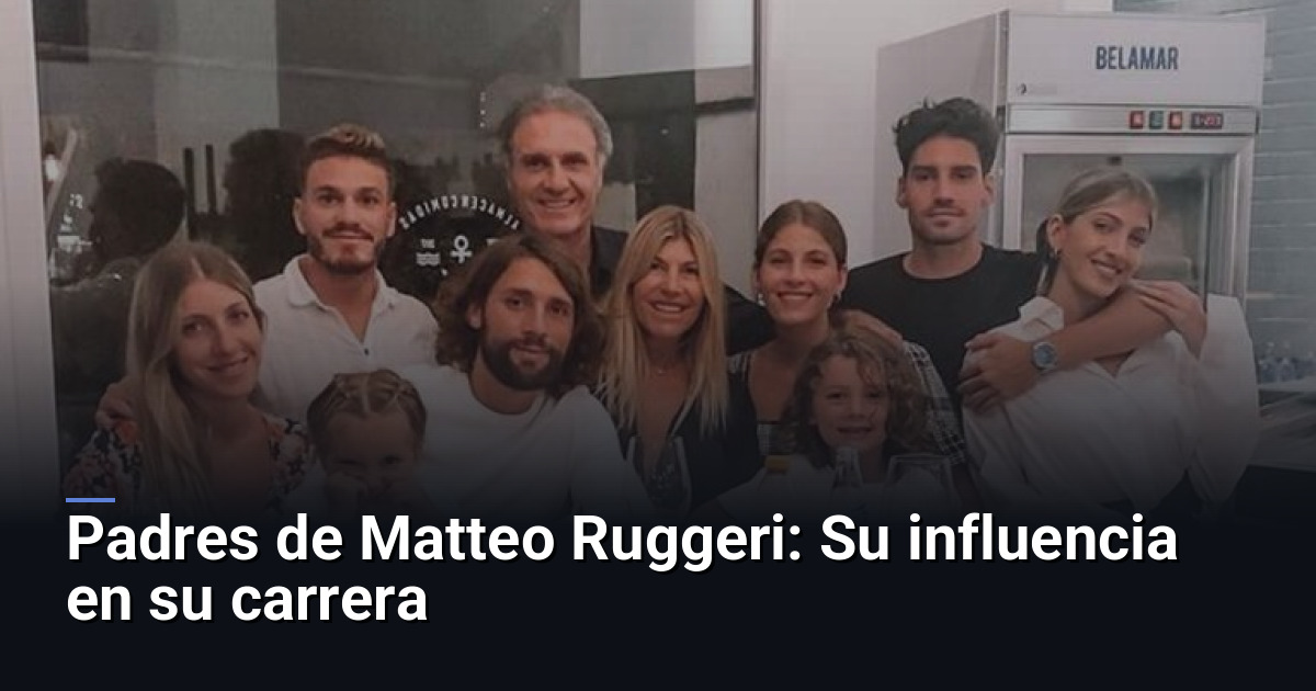 Padres de Matteo Ruggeri: Su influencia en su carrera
