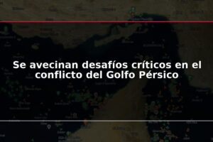 Se avecinan desafíos críticos en el conflicto del Golfo Pérsico