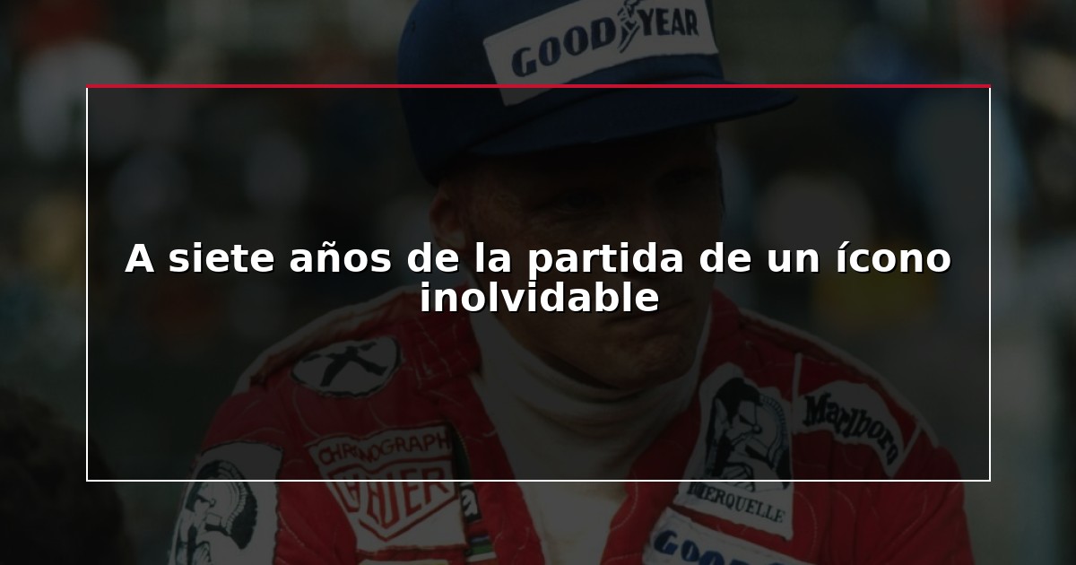 A siete años de la partida de un ícono inolvidable