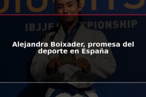 Alejandra Boixader, promesa del deporte en España