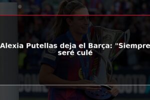 Alexia Putellas deja el Barça: "Siempre seré culé
