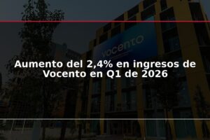 Aumento del 2,4% en ingresos de Vocento en Q1 de 2026