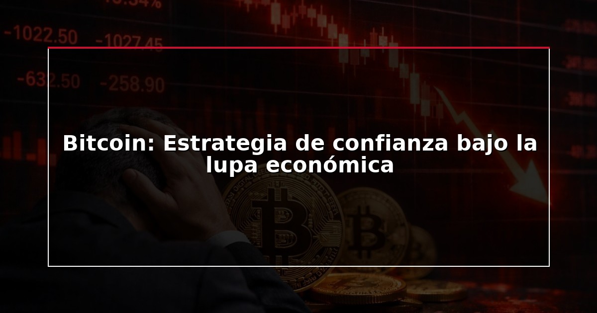 Bitcoin: Estrategia de confianza bajo la lupa económica