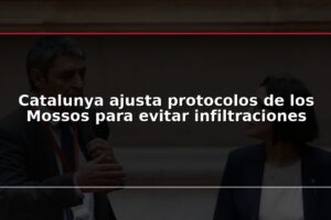 Catalunya ajusta protocolos de los Mossos para evitar infiltraciones