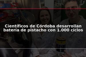 Científicos de Córdoba desarrollan batería de pistacho con 1.000 ciclos
