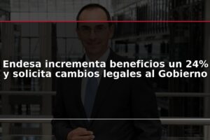Endesa incrementa beneficios un 24% y solicita cambios legales al Gobierno