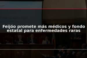 Feijóo promete más médicos y fondo estatal para enfermedades raras