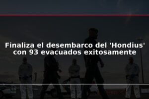 Finaliza el desembarco del 'Hondius' con 93 evacuados exitosamente