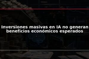 Inversiones masivas en IA no generan beneficios económicos esperados