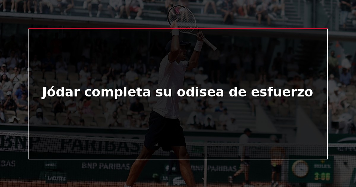 Jódar completa su odisea de esfuerzo