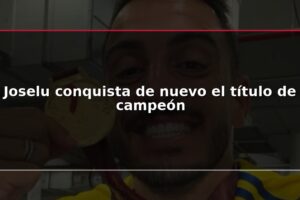 Joselu conquista de nuevo el título de campeón