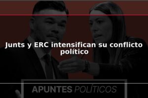 Junts y ERC intensifican su conflicto político