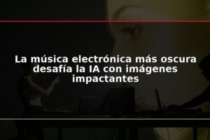 La música electrónica más oscura desafía la IA con imágenes impactantes