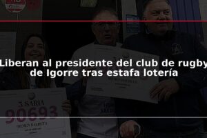 Liberan al presidente del club de rugby de Igorre tras estafa lotería