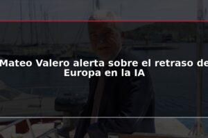 Mateo Valero alerta sobre el retraso de Europa en la IA