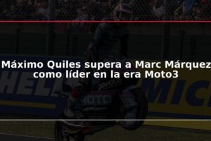 Máximo Quiles supera a Marc Márquez como líder en la era Moto3