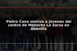 Pedro Cano motiva a jóvenes del centro de Menores La Zarza en Abanilla