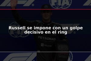 Russell se impone con un golpe decisivo en el ring