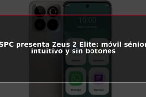 SPC presenta Zeus 2 Elite: móvil sénior intuitivo y sin botones