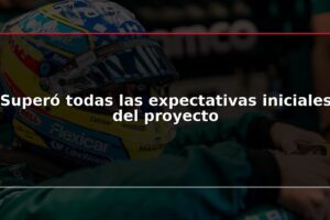 Superó todas las expectativas iniciales del proyecto