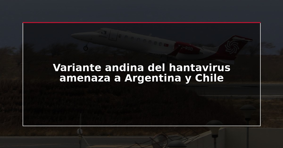 Variante andina del hantavirus amenaza a Argentina y Chile