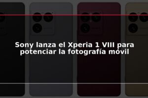 Sony lanza el Xperia 1 VIII para potenciar la fotografía móvil