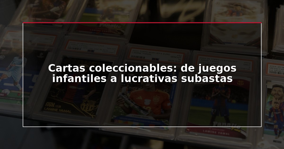 Cartas coleccionables: de juegos infantiles a lucrativas subastas