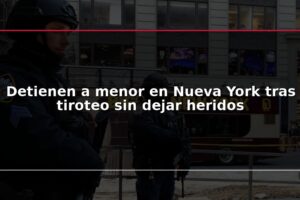 Detienen a menor en Nueva York tras tiroteo sin dejar heridos