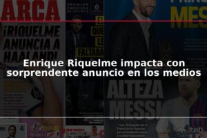Enrique Riquelme impacta con sorprendente anuncio en los medios