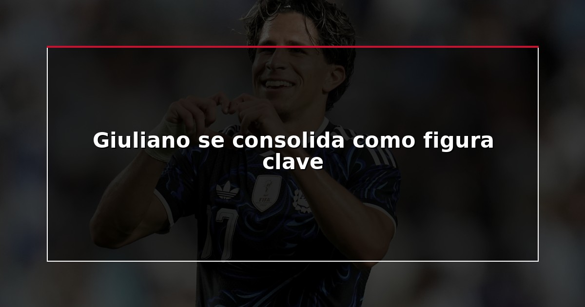 Giuliano se consolida como figura clave