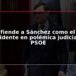 Illa defiende a Sánchez como el mejor presidente en polémica judicial del PSOE