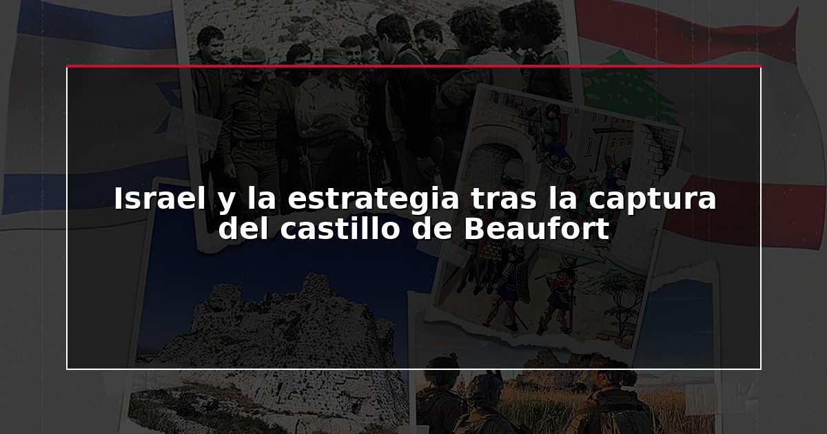 Israel y la estrategia tras la captura del castillo de Beaufort