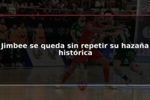 Jimbee se queda sin repetir su hazaña histórica