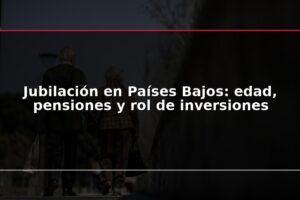 Jubilación en Países Bajos: edad, pensiones y rol de inversiones
