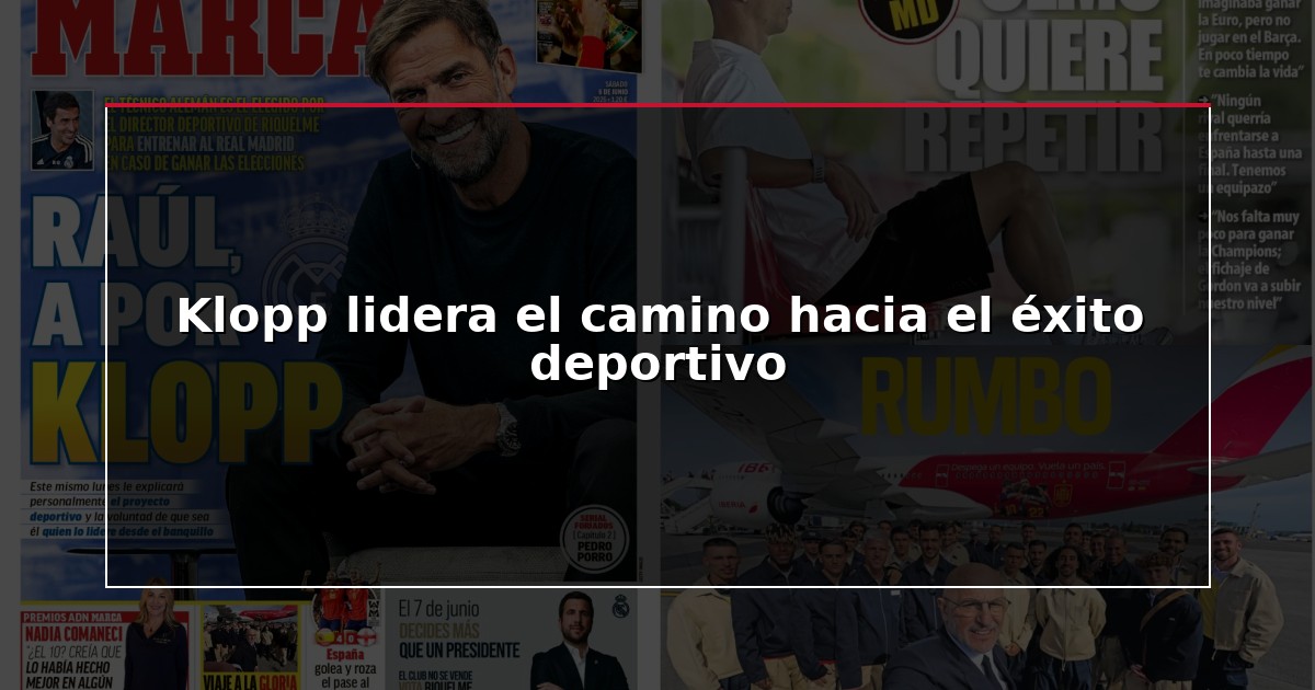 Klopp lidera el camino hacia el éxito deportivo