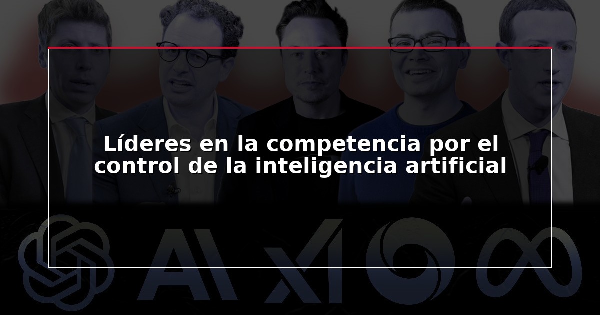 Líderes en la competencia por el control de la inteligencia artificial