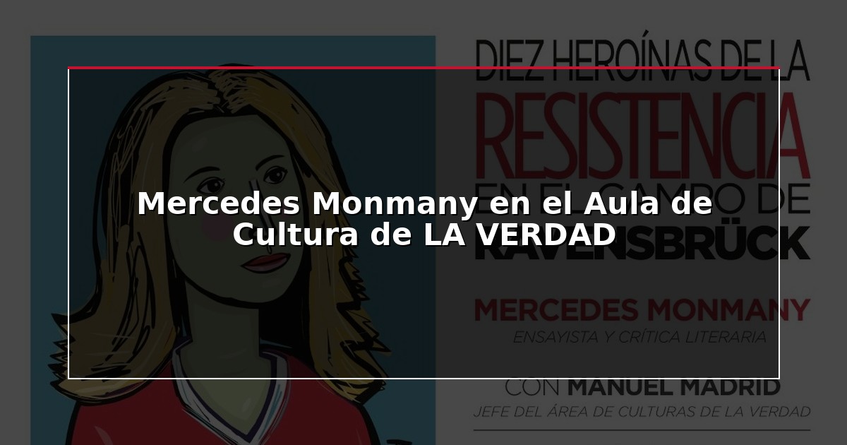 Mercedes Monmany en el Aula de Cultura de LA VERDAD