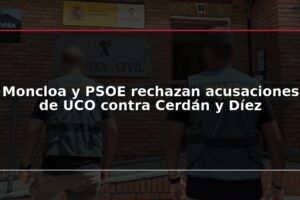 Moncloa y PSOE rechazan acusaciones de UCO contra Cerdán y Díez