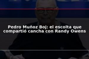 Pedro Muñoz Boj: el escolta que compartió cancha con Randy Owens