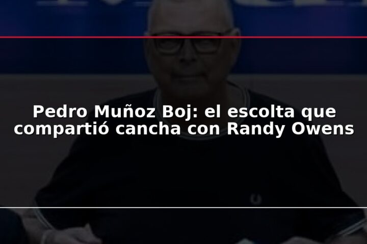 Pedro Muñoz Boj: el escolta que compartió cancha con Randy Owens