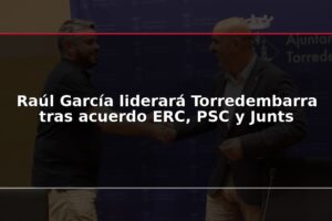 Raúl García liderará Torredembarra tras acuerdo ERC, PSC y Junts