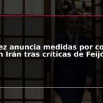 Sánchez anuncia medidas por conflicto en Irán tras críticas de Feijóo
