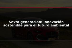 Sexta generación: innovación sostenible para el futuro ambiental