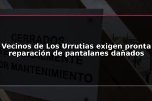 Vecinos de Los Urrutias exigen pronta reparación de pantalanes dañados