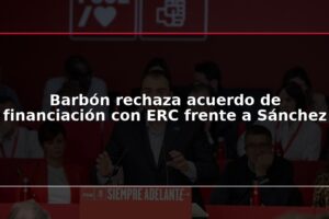 Barbón rechaza acuerdo de financiación con ERC frente a Sánchez